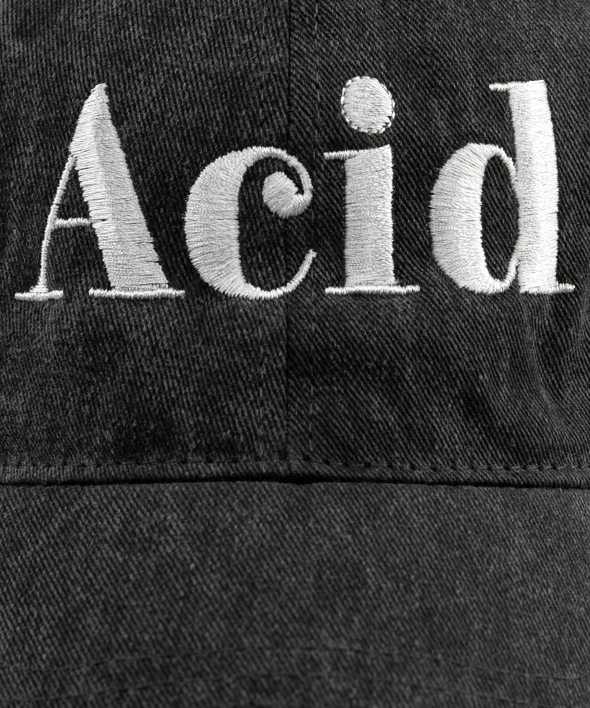 윅(WICK) ACID 피그먼트 볼캡-차콜