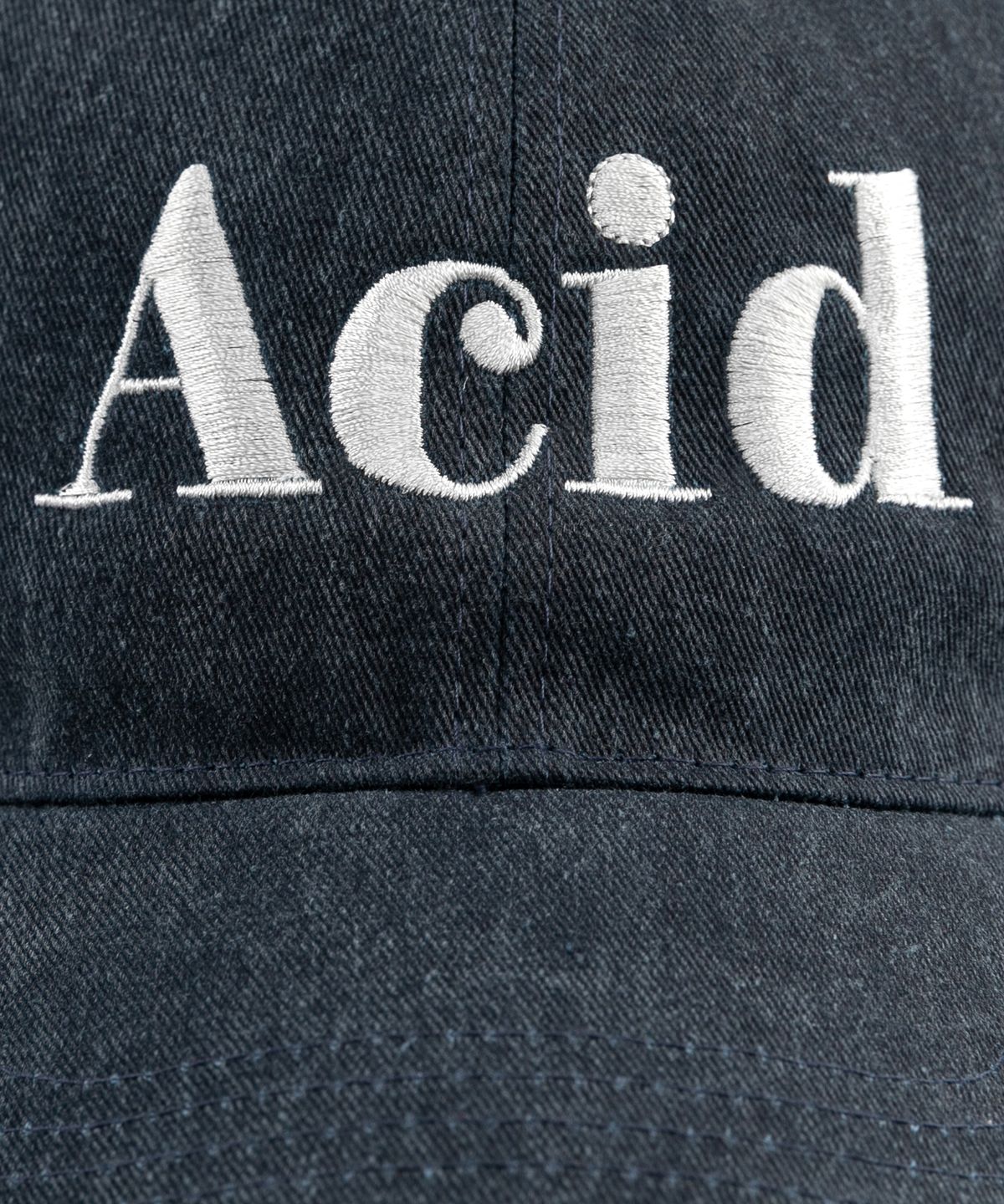 윅(WICK) ACID 피그먼트 볼캡-네이비