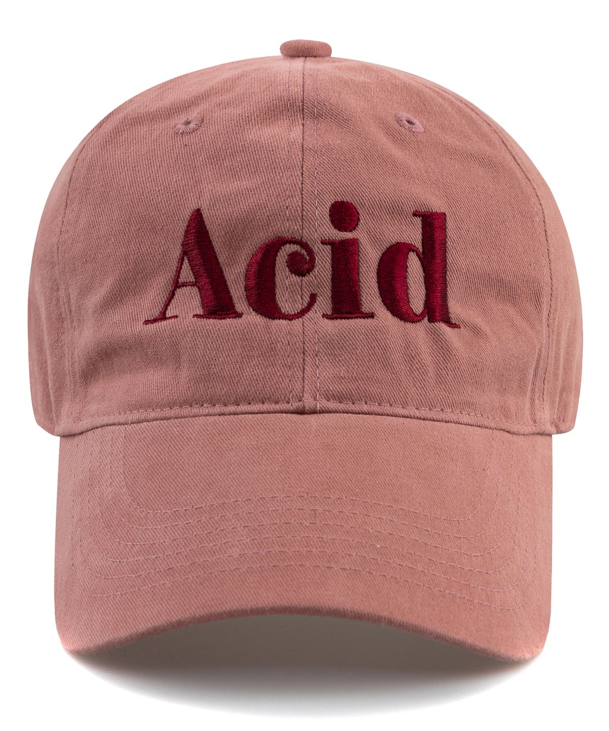 윅(WICK) ACID 코튼 피치 볼캡-핑크