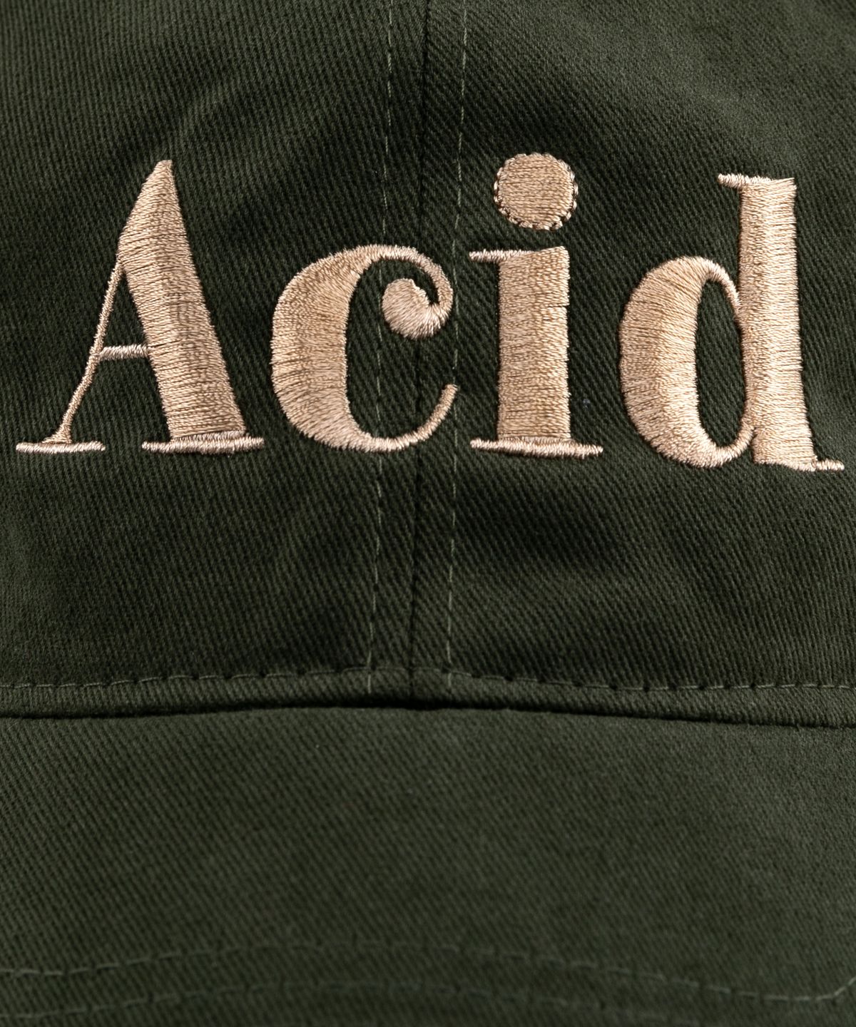 윅(WICK) ACID 코튼 피치 볼캡-카키