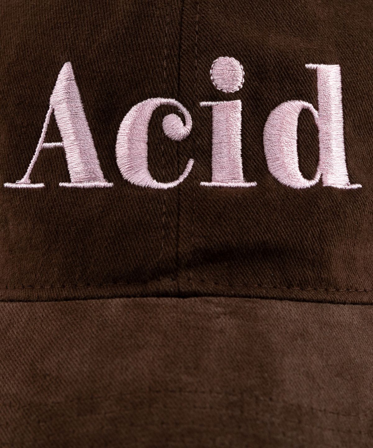 윅(WICK) ACID 코튼 피치 볼캡-브라운