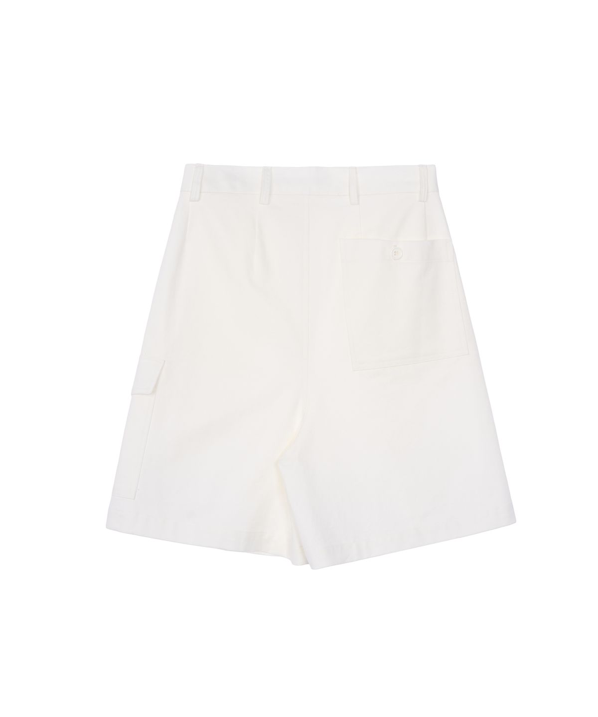 레스트앤레크레이션(REST&RECREATION) RR PLEATED SHORTS - WHITE