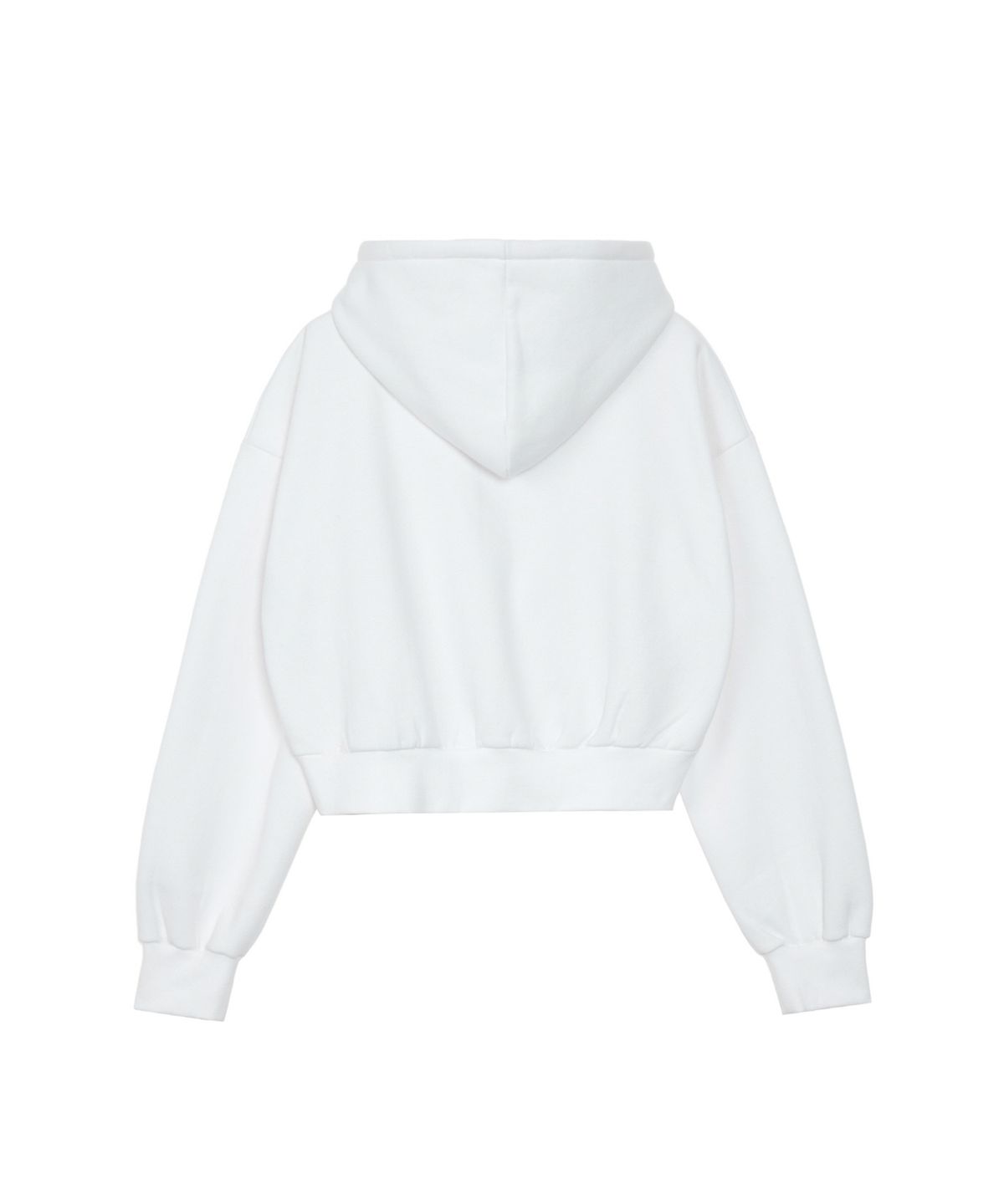 레스트앤레크레이션(REST&RECREATION) RR COMMUNITY CROPPED HOODIE - WHITE