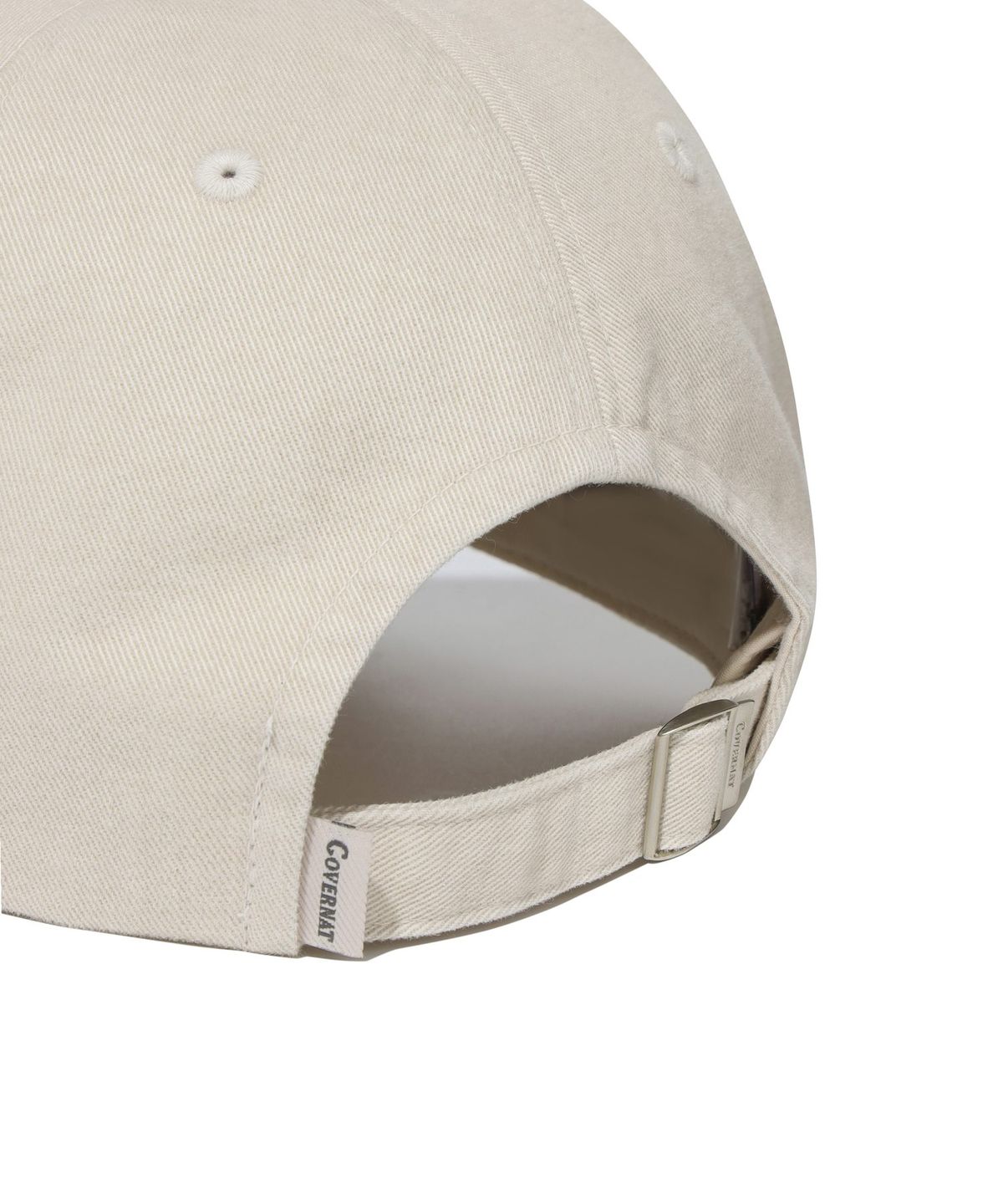 커버낫(COVERNAT) C로고 코지 핏 워싱 볼캡 Beige