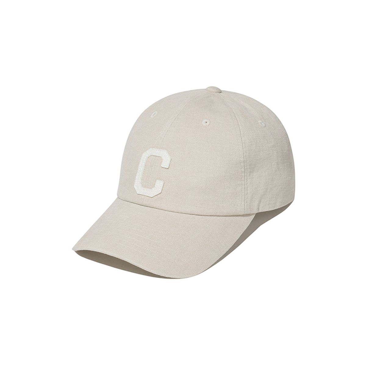 커버낫(COVERNAT) C로고 코지 핏 워싱 볼캡 Beige