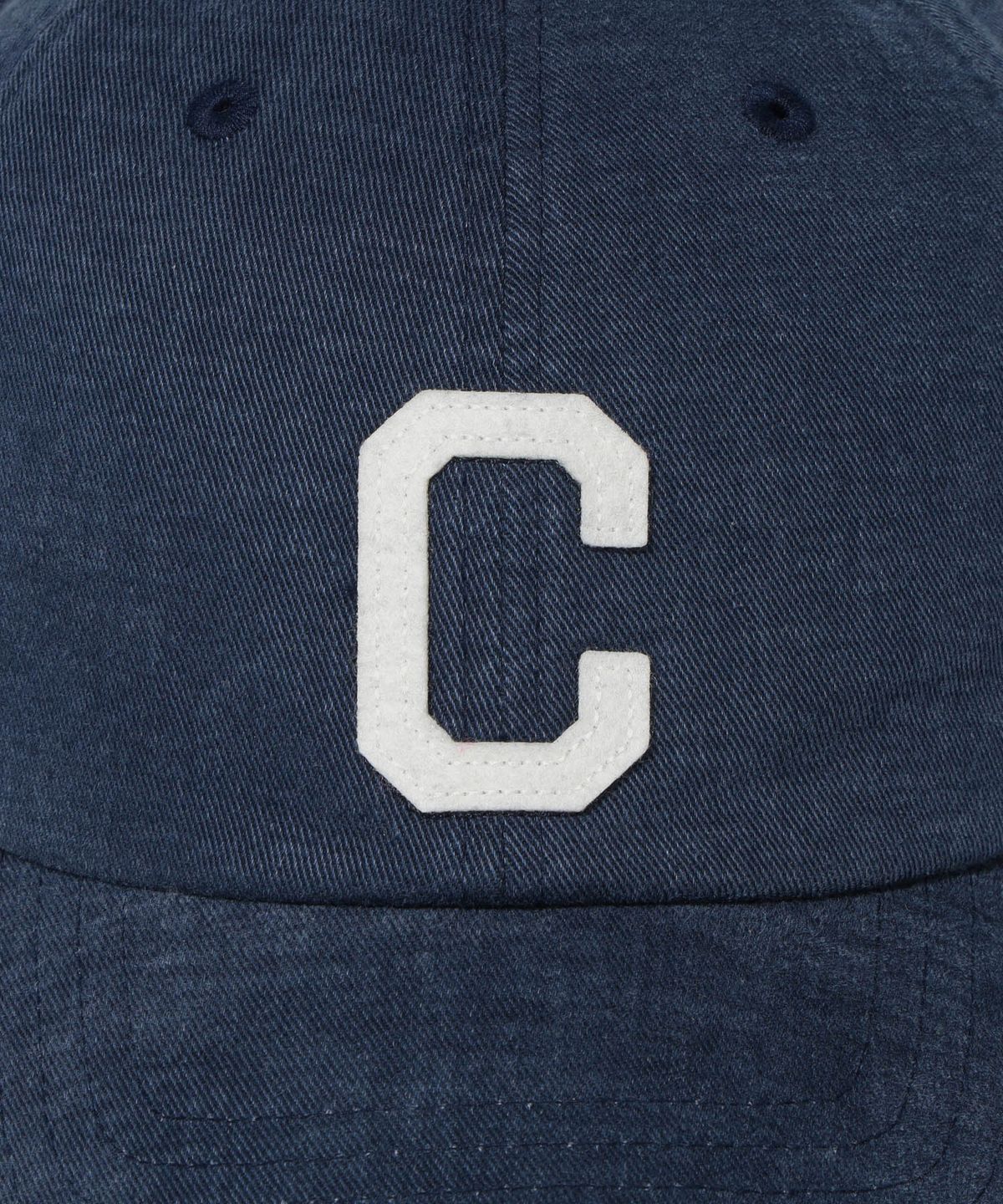 커버낫(COVERNAT) C로고 코지 핏 워싱 볼캡 Navy
