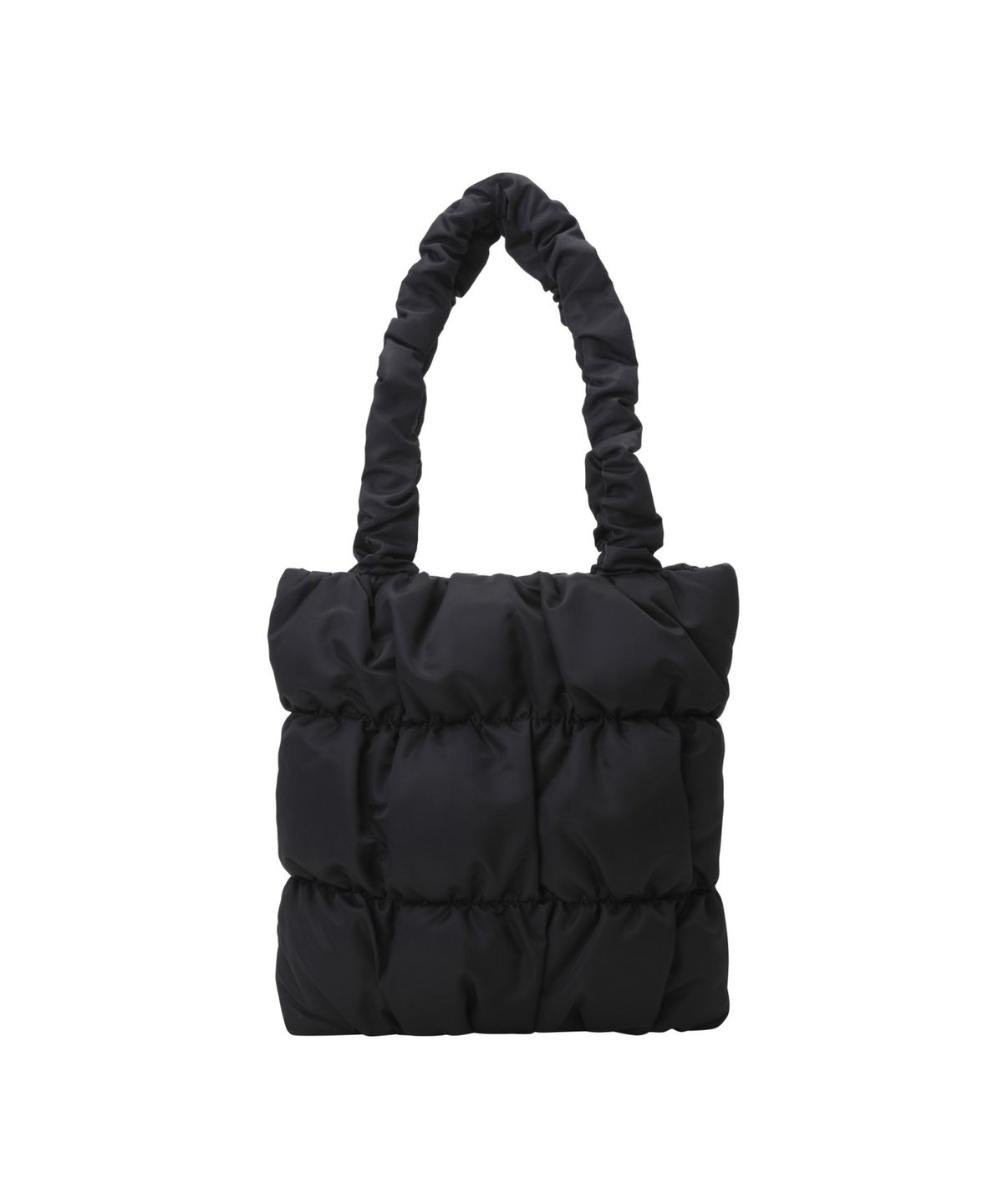 래코드(RECODE) [RE;CODE] Quilted Candy Shoulder Zipper Bag_RYBAA24803BKX