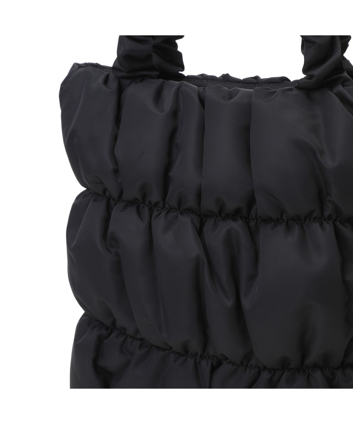 래코드(RECODE) [RE;CODE] Quilted Candy Shoulder Zipper Bag_RYBAA24803BKX
