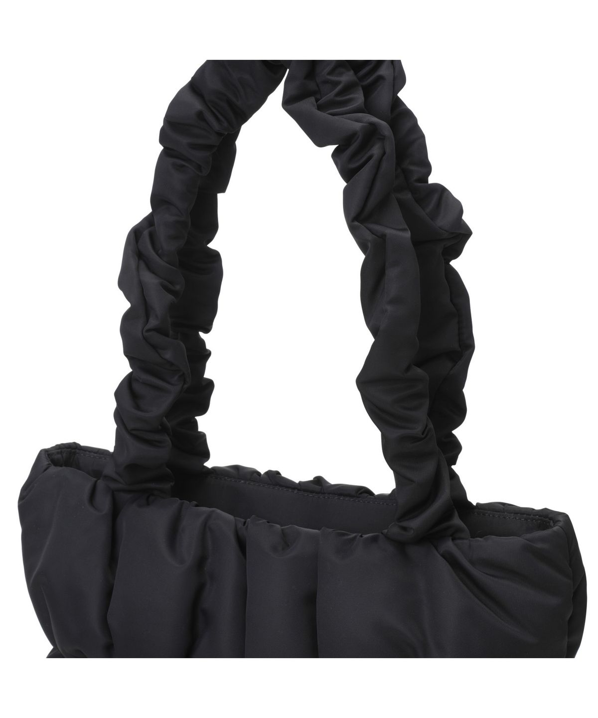 래코드(RECODE) [RE;CODE] Quilted Candy Shoulder Zipper Bag_RYBAA24803BKX