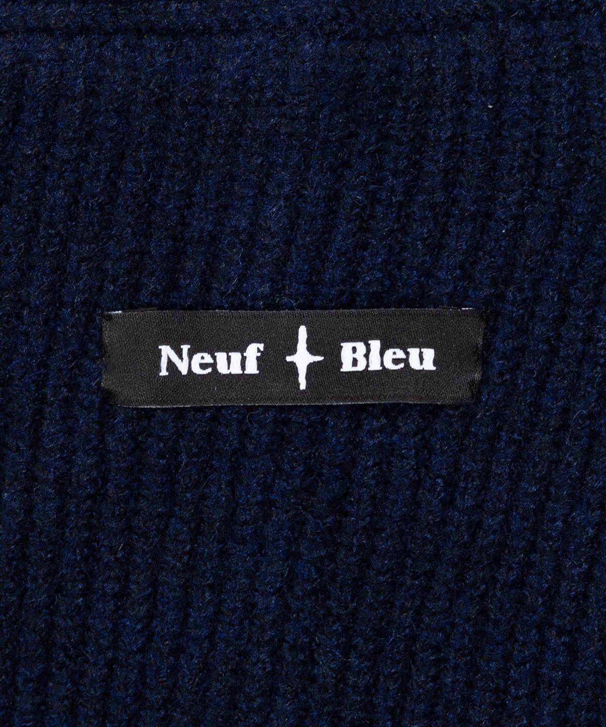 누프에블루(NEUFETBLEU) NEB polo collar knit (navy)
