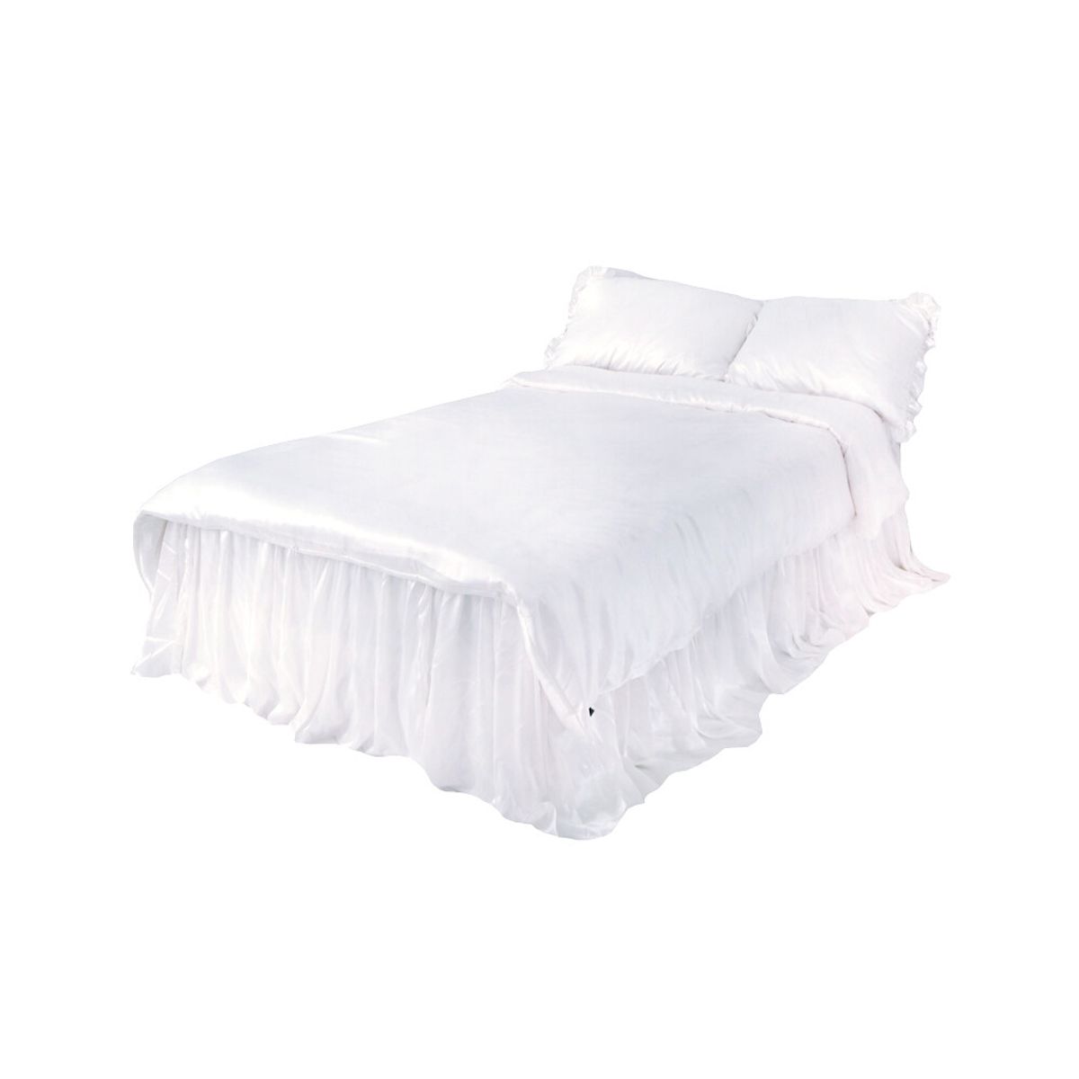 칸드(KAND) 새틴 베드스커트 풀세트 (S/SS/Q/K/LK) 24colors