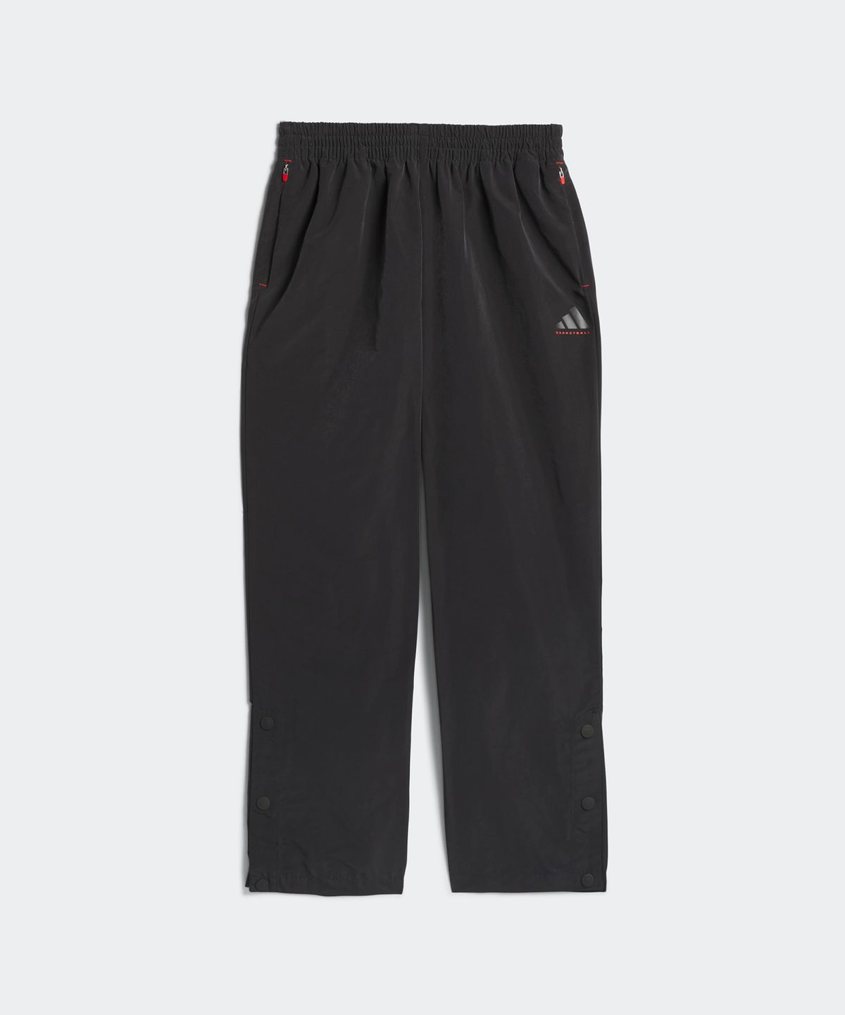 아디다스(ADIDAS) 바스켓볼 우븐 스냅 팬츠 - 블랙 / IW5639