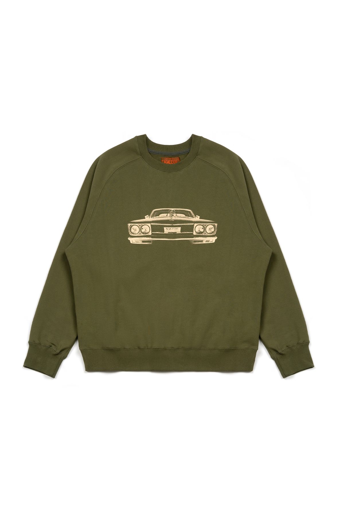 이외들(IOEDLE) 헤드라이트 맨투맨 - 그린