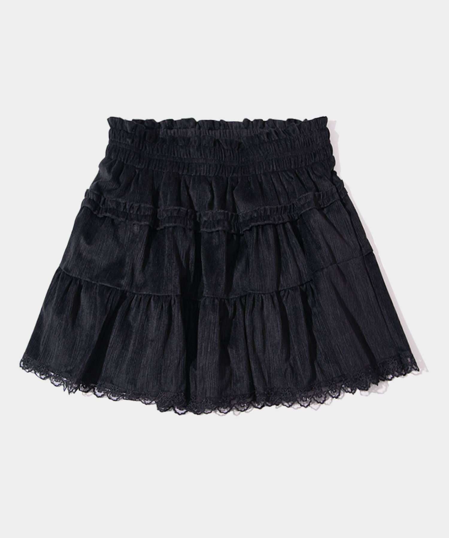 MUSINSA | PLACE STUDIO Tiered Peach Stripe Frill Lace