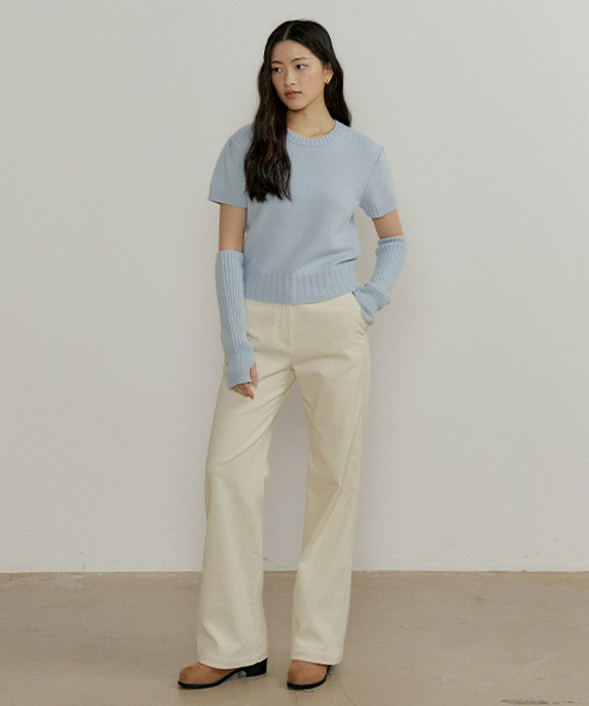 링서울(LINGSEOUL) button corduroy pants-cream