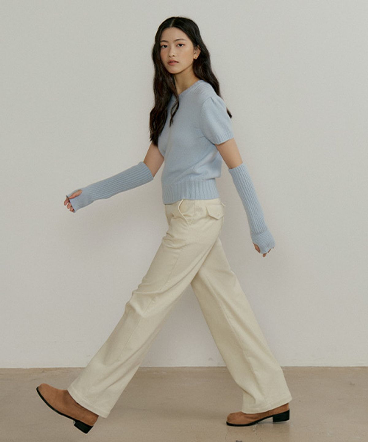 링서울(LINGSEOUL) button corduroy pants-cream