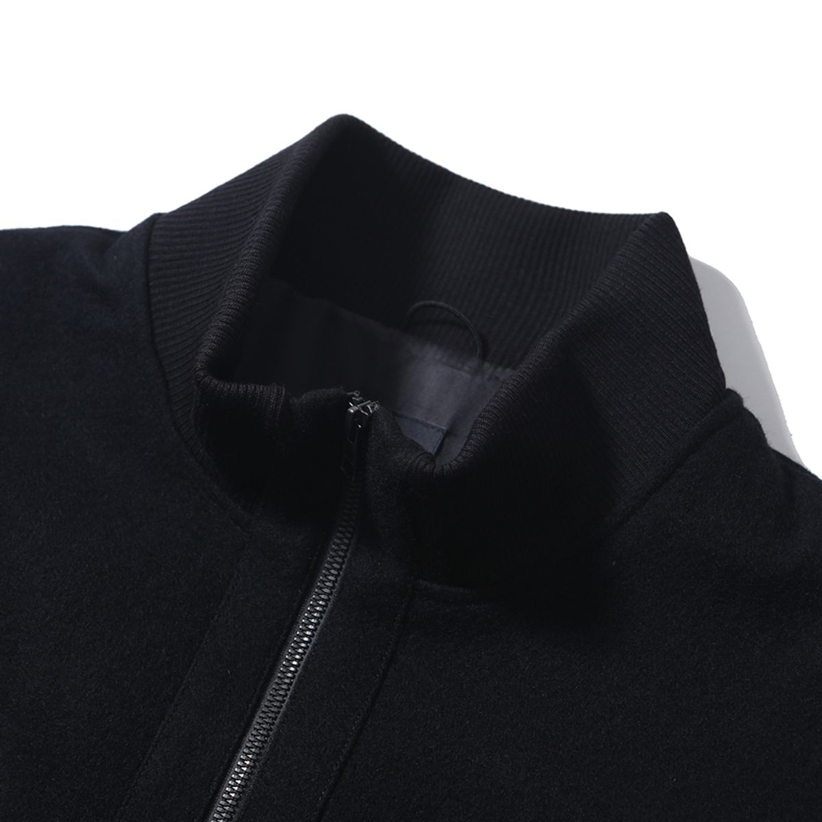 모이프(MOIF) [AW23]STAND COLLAR VARSITY JACKET / BLACK