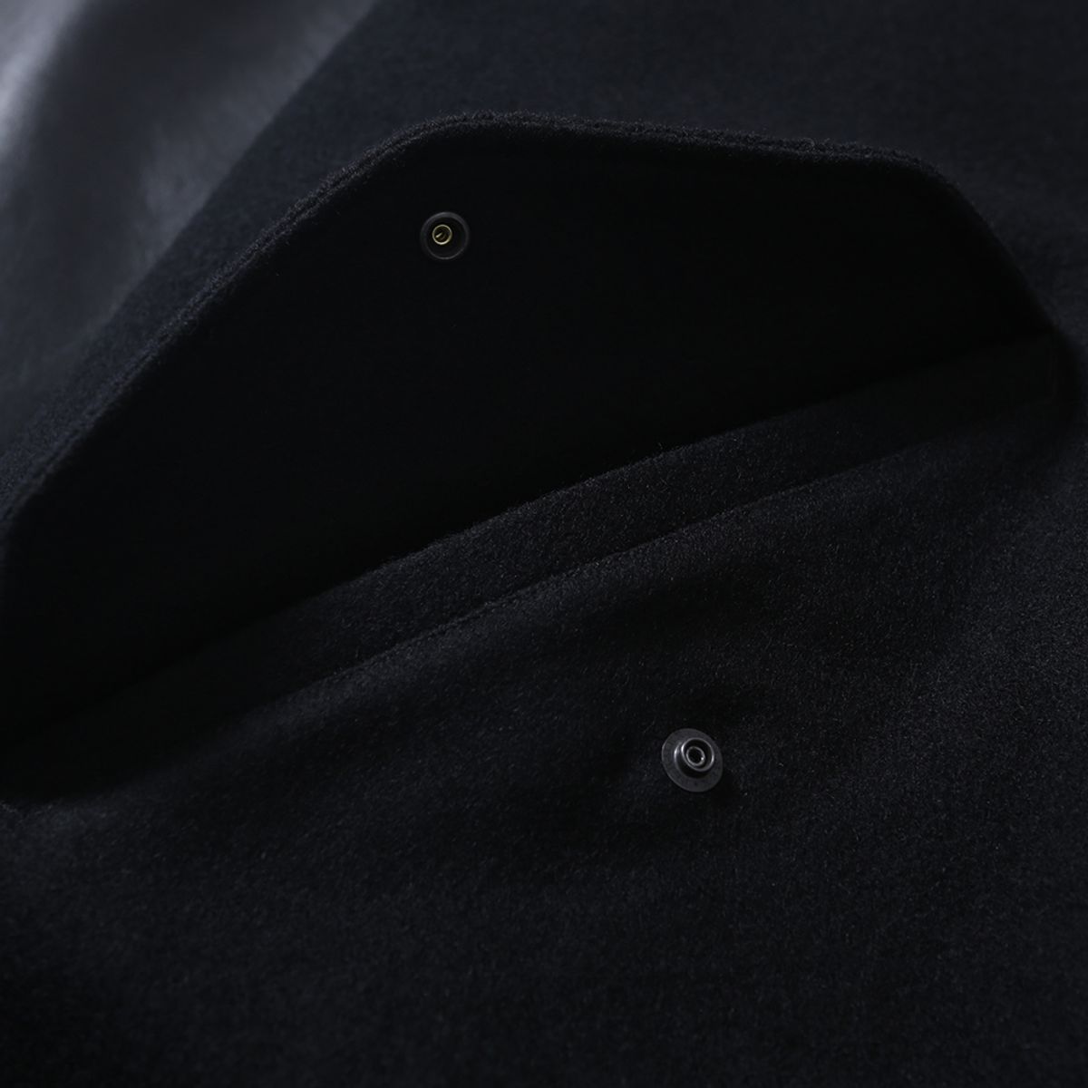 모이프(MOIF) [AW23]STAND COLLAR VARSITY JACKET / BLACK