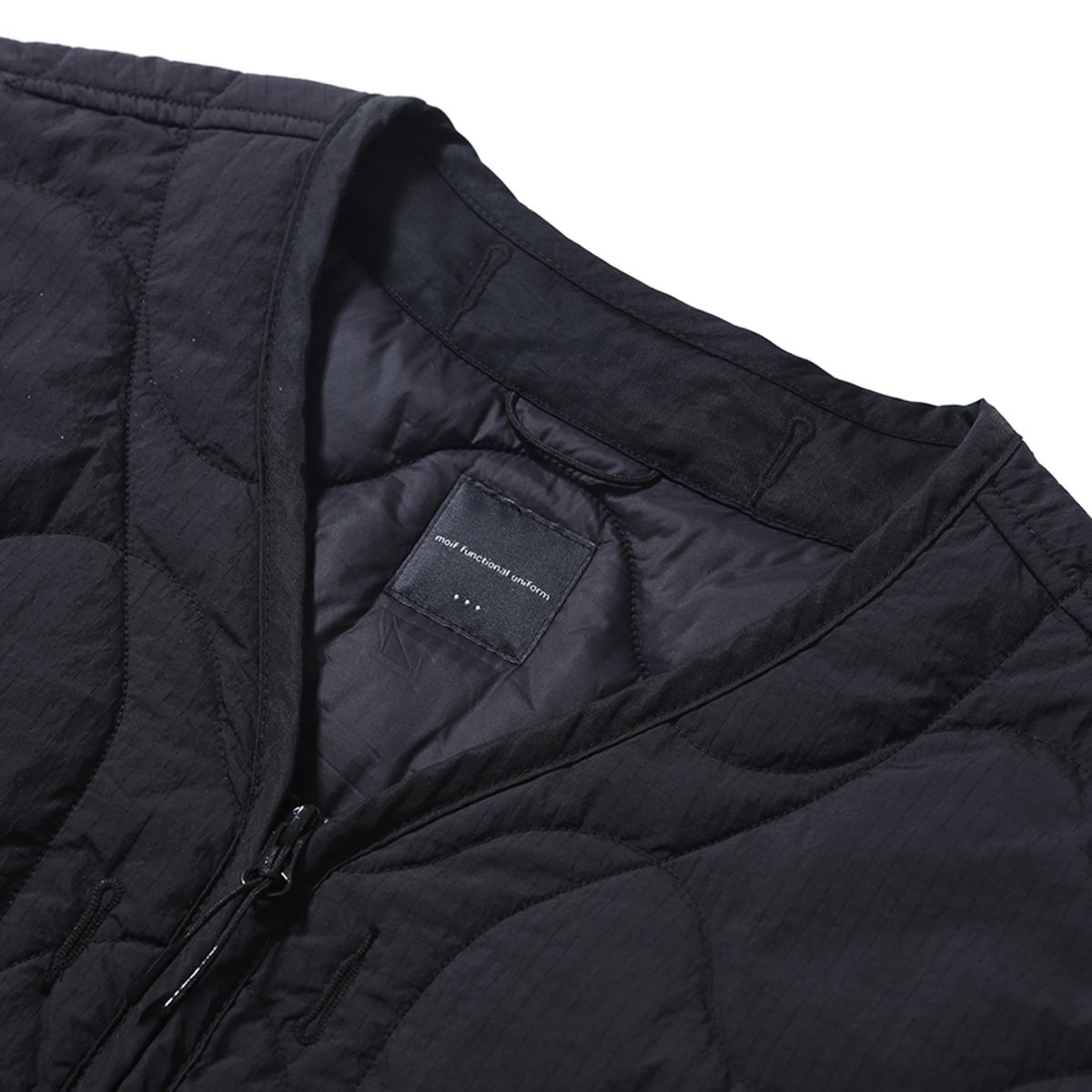 모이프(MOIF) [AW23]MIL LINER JACKET / BLACK RIPSTOP