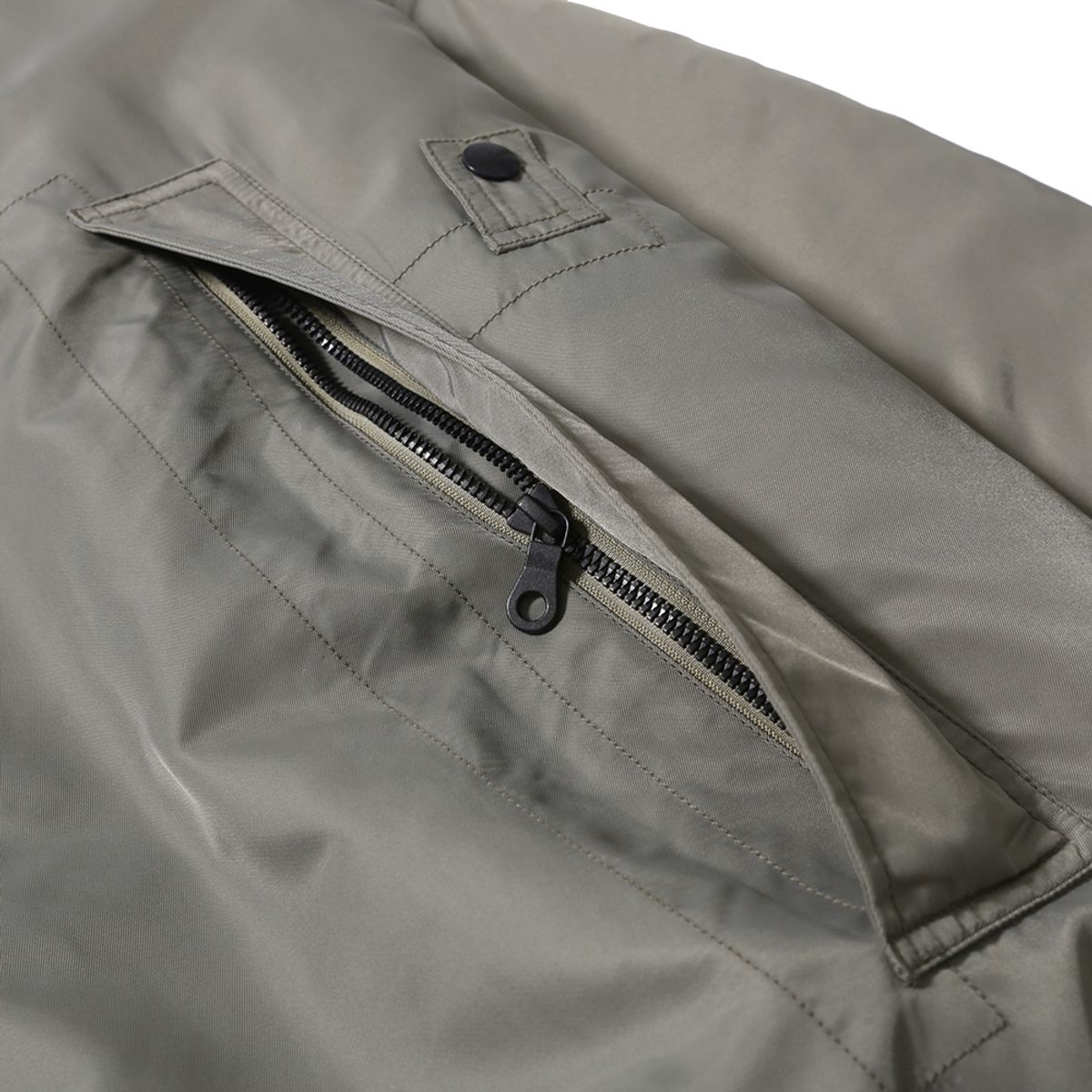 모이프(MOIF) [AW23]FLIGHT JACKET / MOSS GRAY
