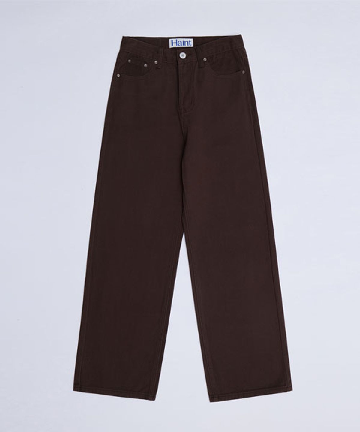 헤인트(HAINT) [기모안감] MARGO WIDE STRAIGHT PANTS_BROWN