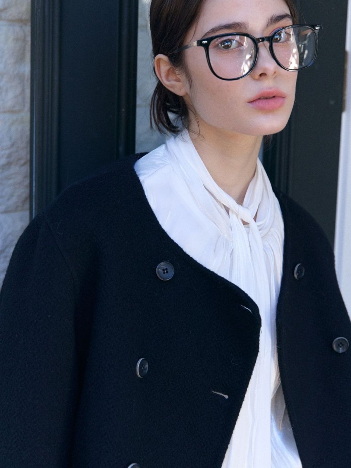 패브릭서울(FABRICSEOUL) classic button handmade jacket_black