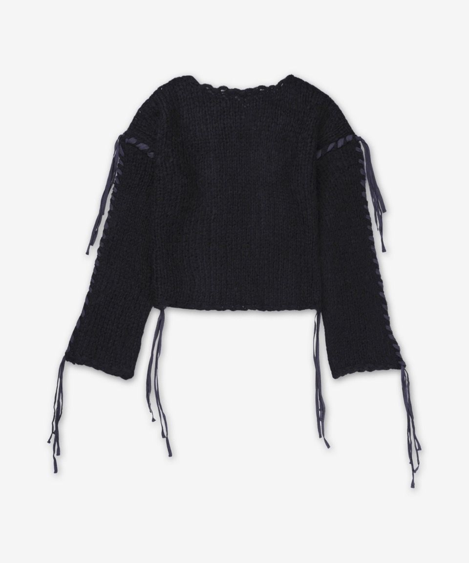 MUSINSA | ACNE STUDIOS Cable Knit - Black / A60544900