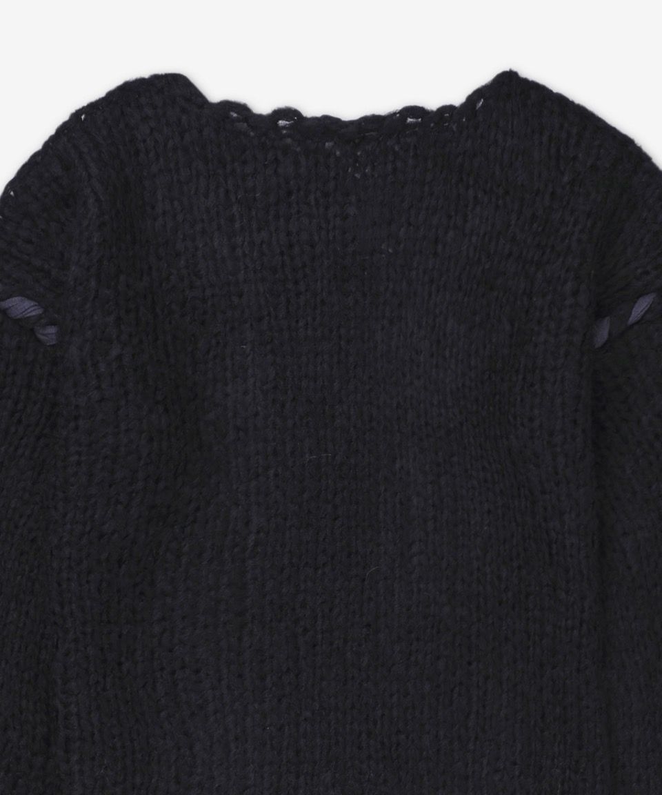 MUSINSA公式 | ACNE STUDIOS ケーブルニット - ブラック / A60544900