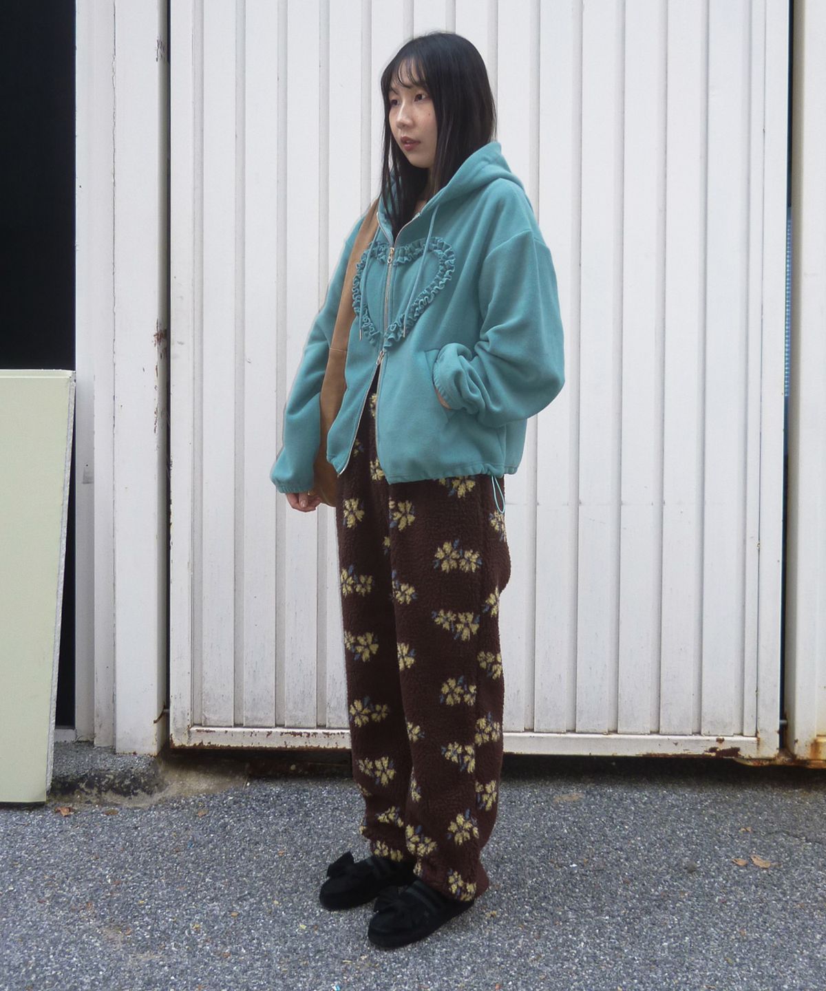 펀프롬펀(FUNFROMFUN) FLEECE BANDING JOGGER PANTS, BROWN