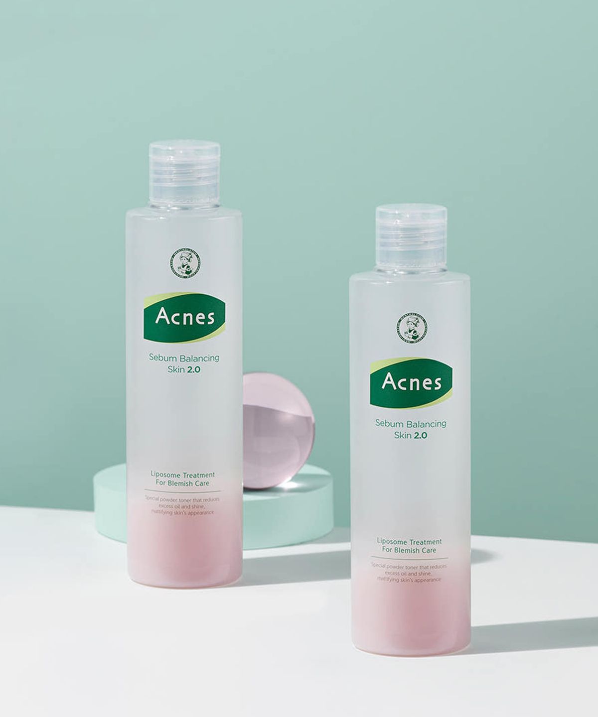 아크네스(ACNES) [SET] 세범 밸런싱 스킨 2.0 200ml + 모이스처 플루이드 150ml (+크림스팟패치18g 증정)