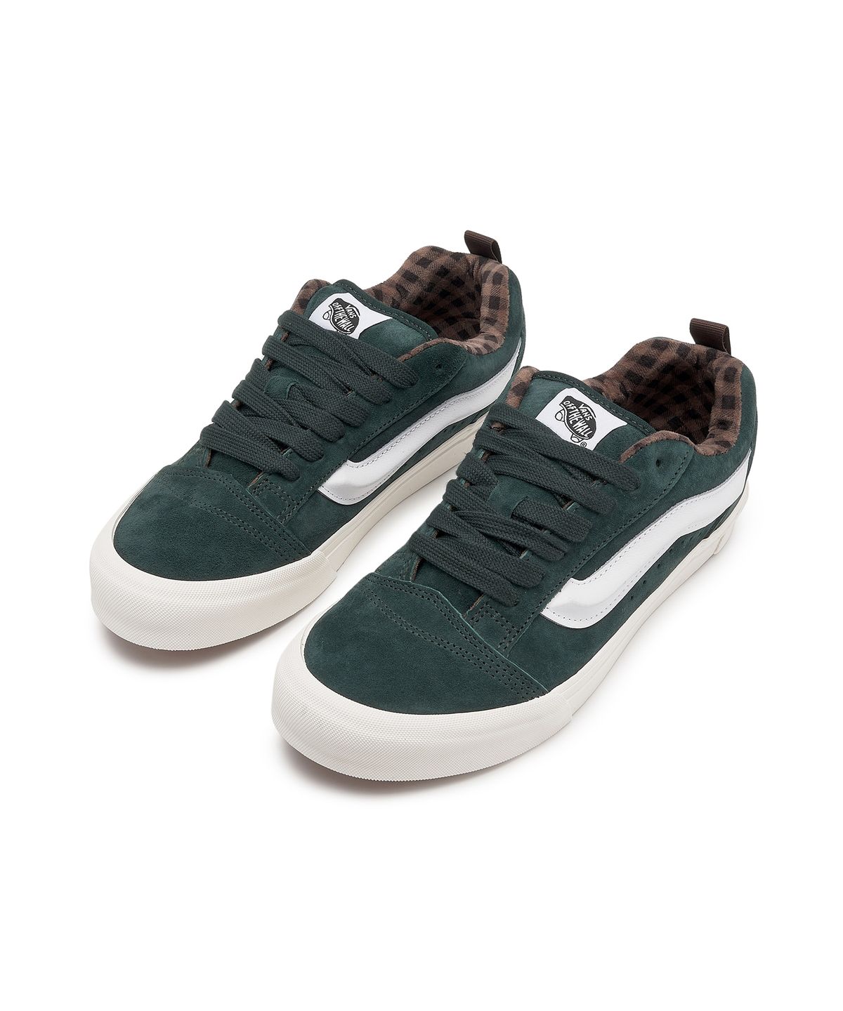 반스(VANS) 뉴스쿨 - (피그 스웨이드) 플레이드 스카라브 / VN000CS0PRM1