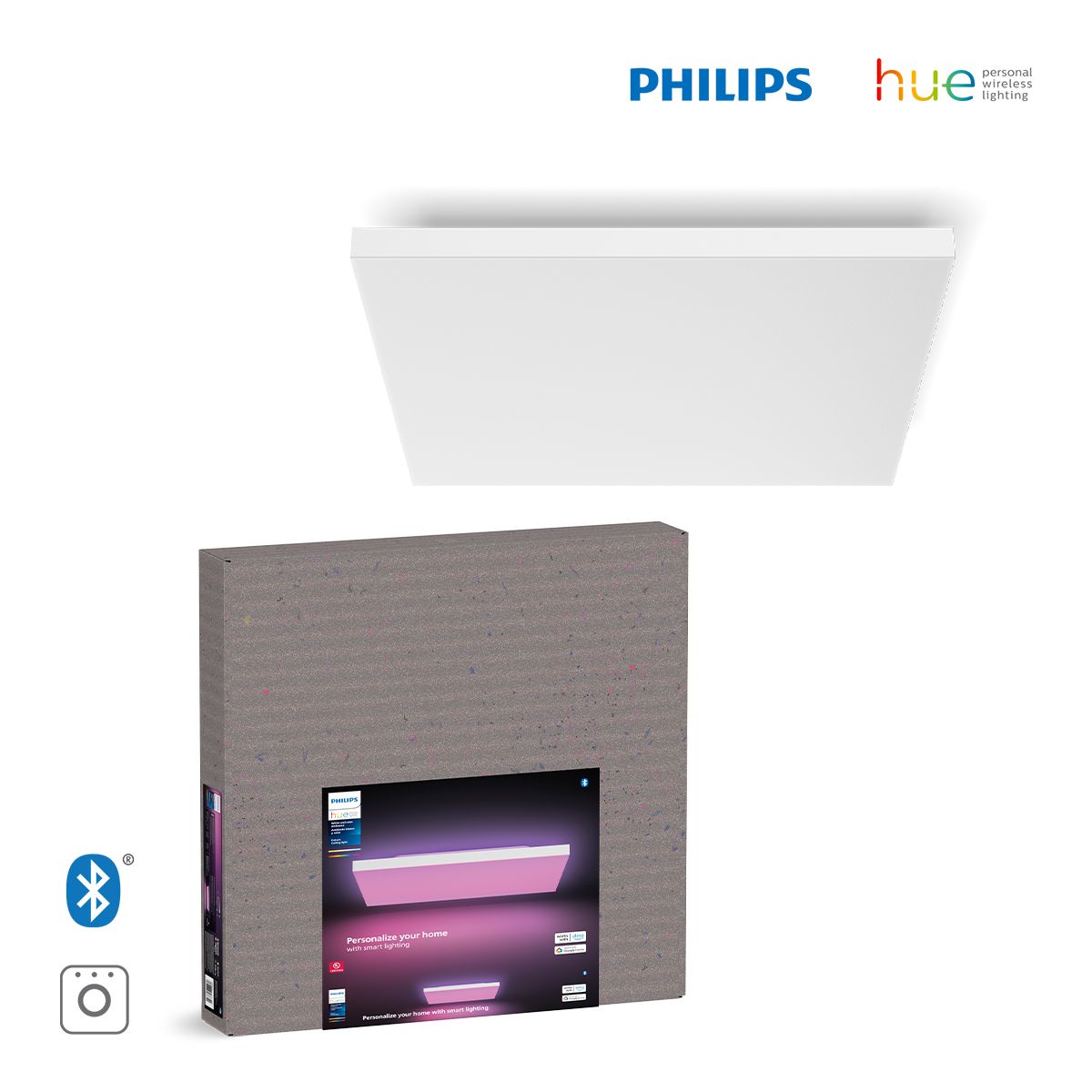 필립스 휴(PHILIPS HUE) 휴 화이트&컬러 앰비언스 다츄라 스퀘어 LED 사각 방등