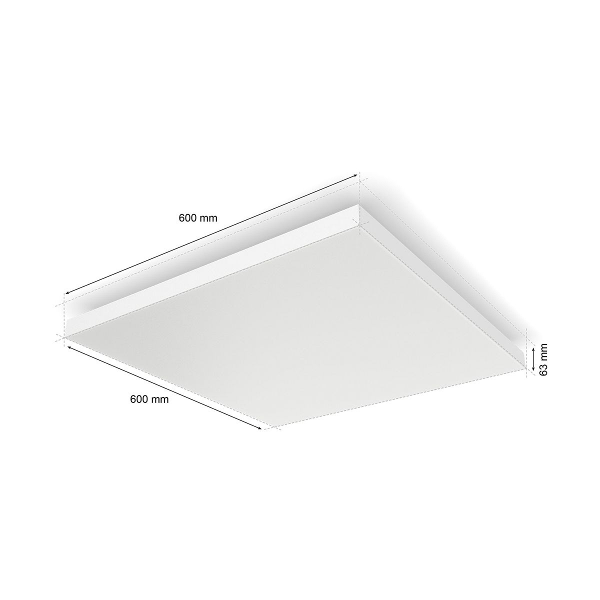 필립스 휴(PHILIPS HUE) 휴 화이트&컬러 앰비언스 다츄라 스퀘어 LED 사각 방등