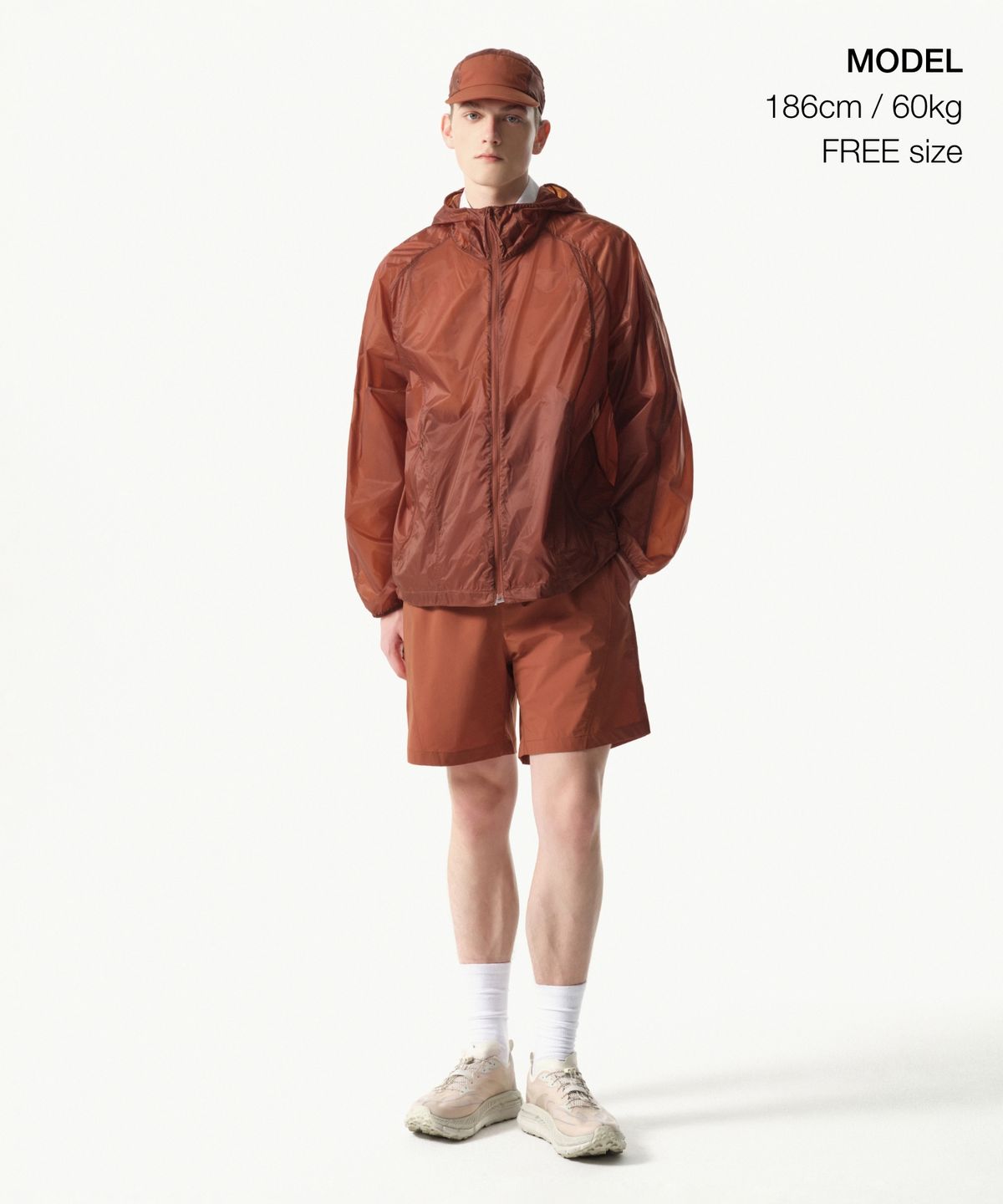 무신사 스탠다드(MUSINSA STANDARD) [시티 레저] 에어웨이트 캠프 캡 [오렌지]