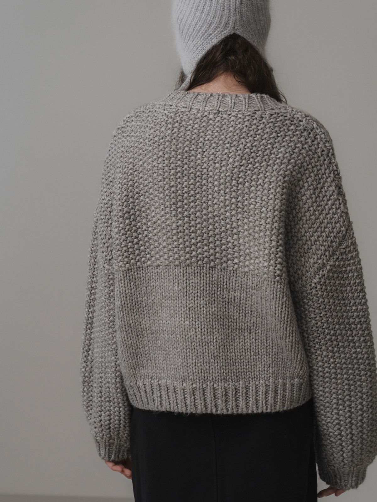 더미튼(THEMITTEN) Woolly duffle cardigan (gray)