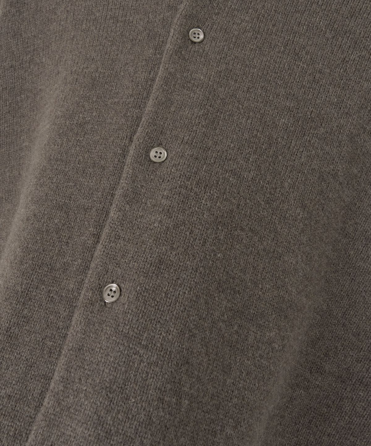 어나더 오피스(ANOTHER OFFICE) Scape Polo Wool Cardigan (Mole)