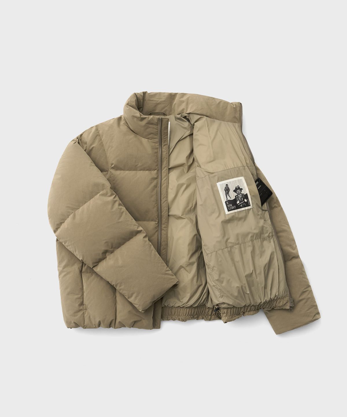 어나더 오피스(ANOTHER OFFICE) Balloon Down Puffer Jacket (Sand)