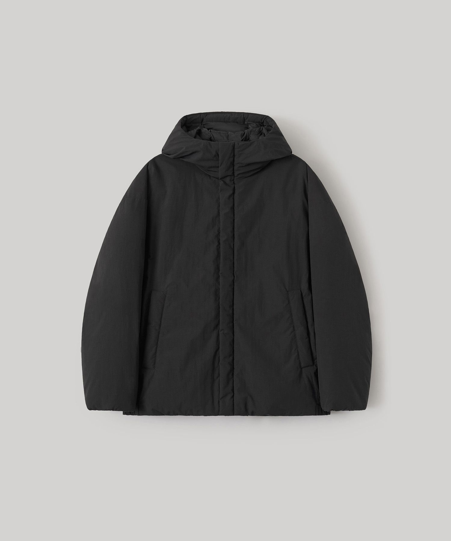 MUSINSA公式 | ANOTHER OFFICE Snowman Hooded Down Jacket (Black)