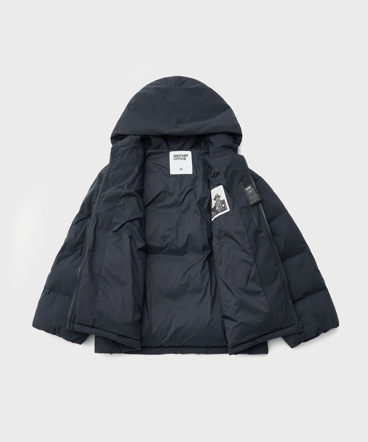 어나더 오피스(ANOTHER OFFICE) 3RD Hoody Down Parka (Navy)