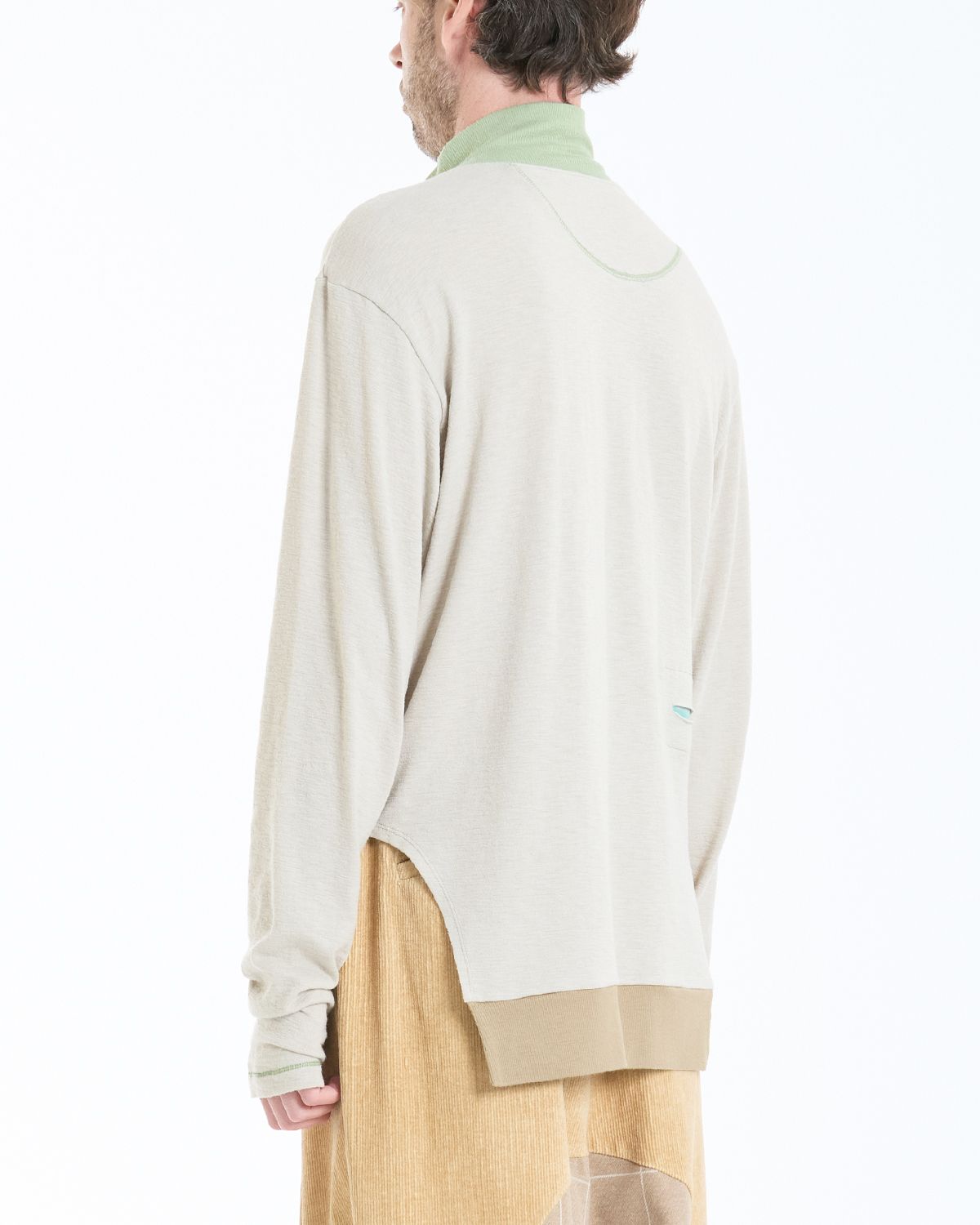 와이쏘씨리얼즈(WHYSOCEREALZ) Over-Easy Turtleneck (apple)