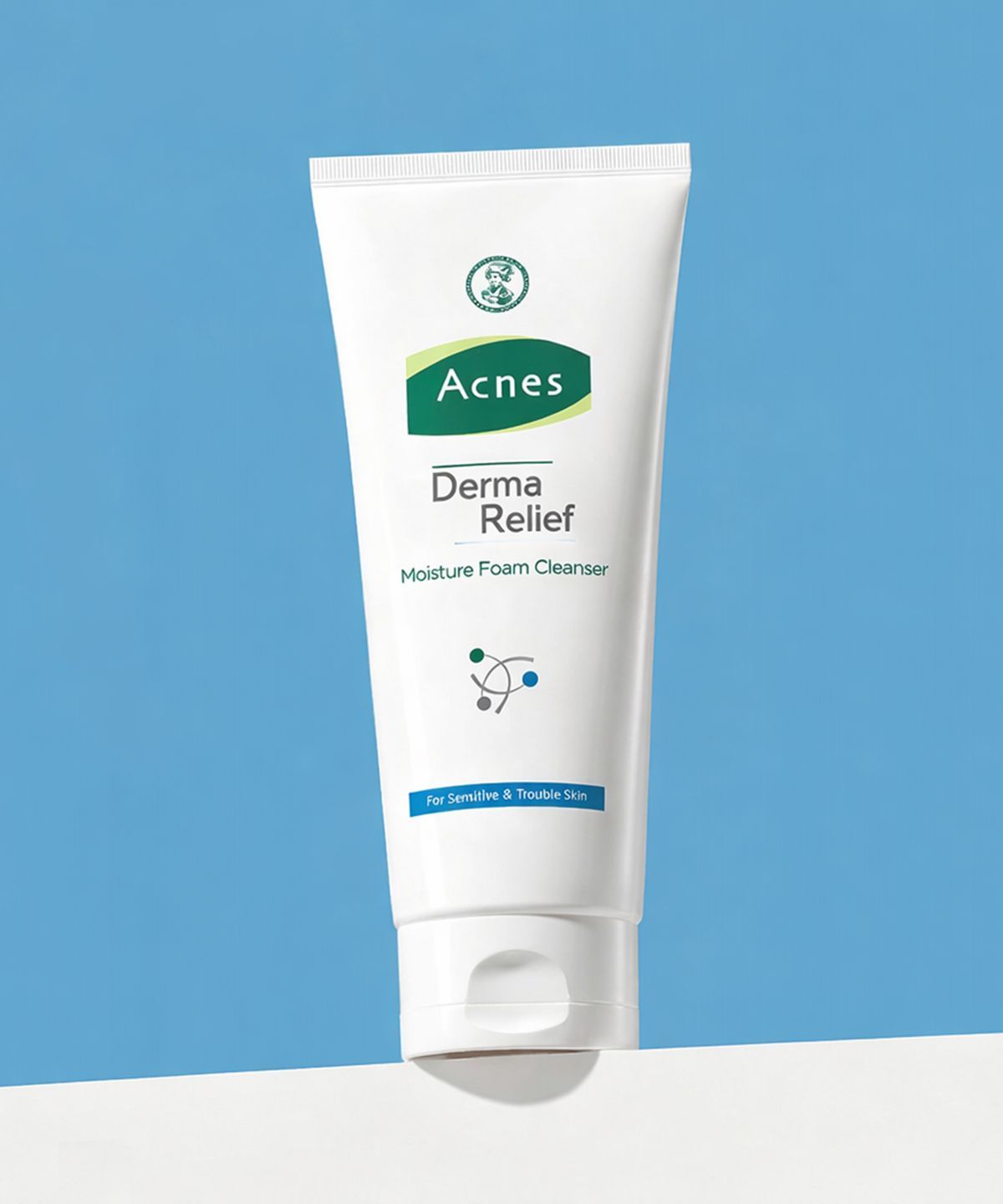 아크네스(ACNES) 더마 릴리프 모이스처 약산성 폼클렌저 200ml (+퍼펙폼 60ml 증정)