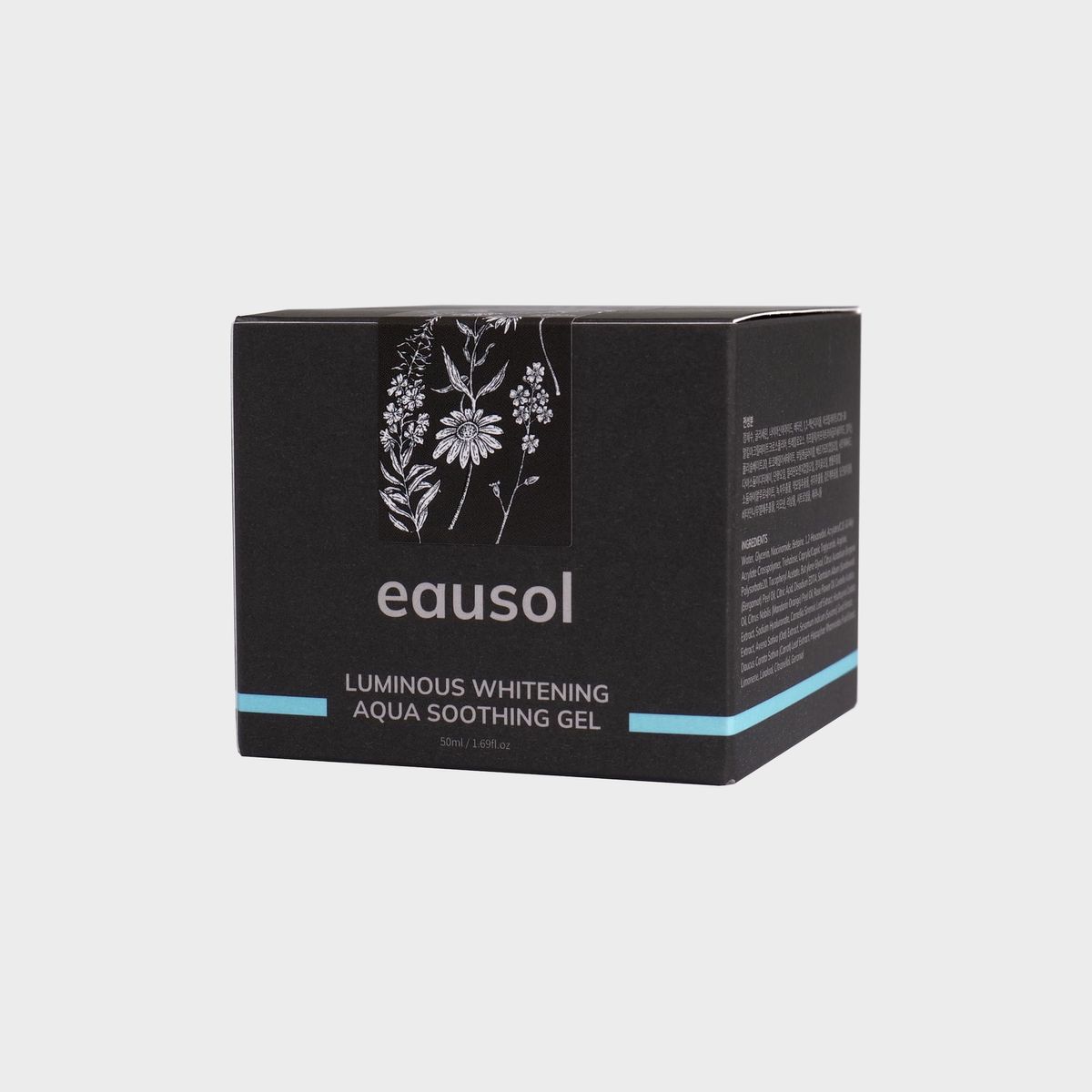 오솔(EAUSOL) 루미너스 화이트닝 아쿠아 수딩 젤 50ml - 미백기능성 수분케어 시카(병풀추출물)성분
