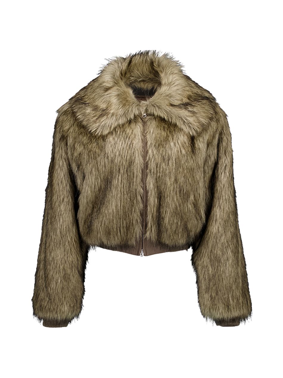 ジャケット・アウター maison celon eco fur short jacket eco fur short jacket – célon