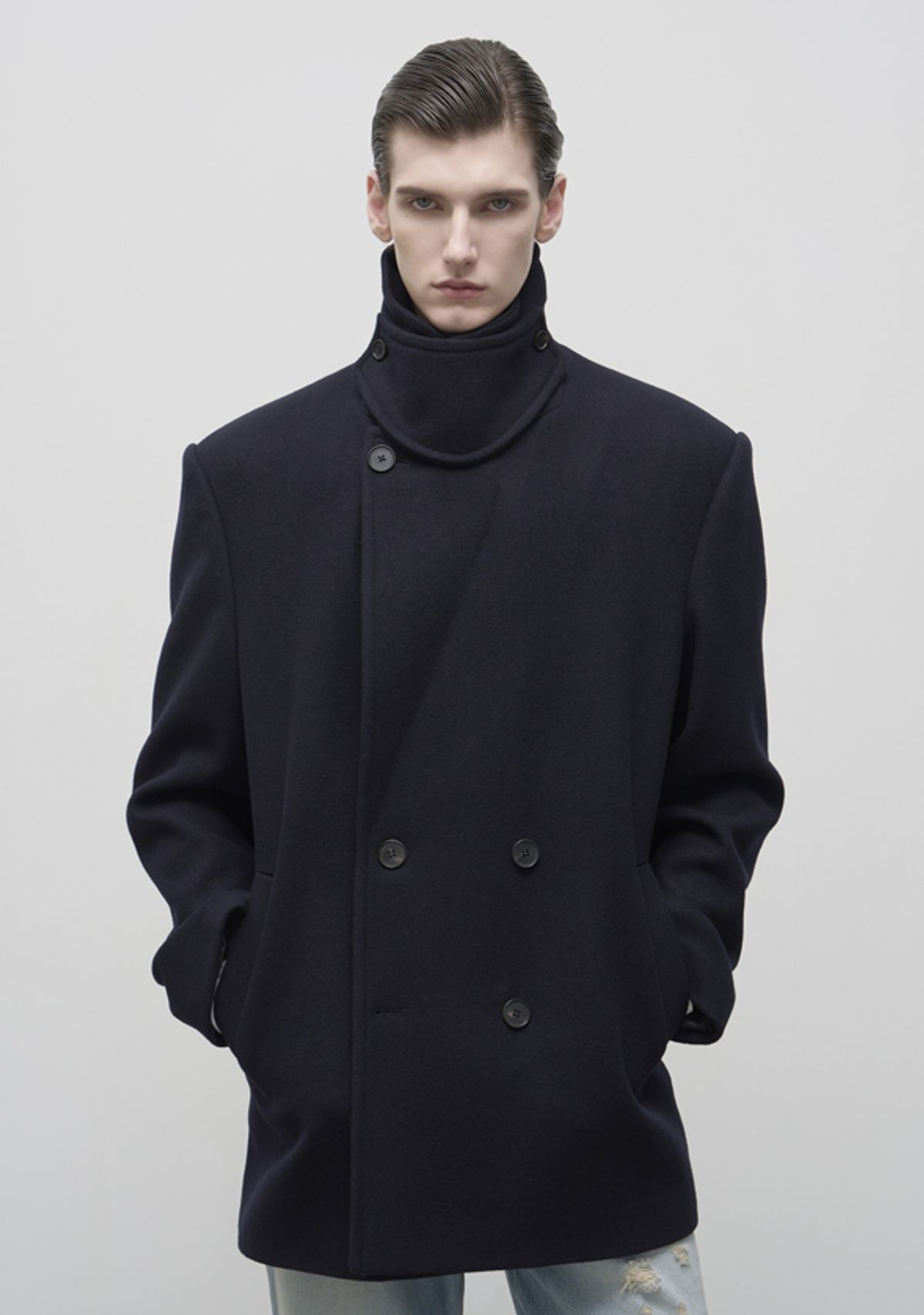 세비지(SAVAGE) Peacoat - Navy