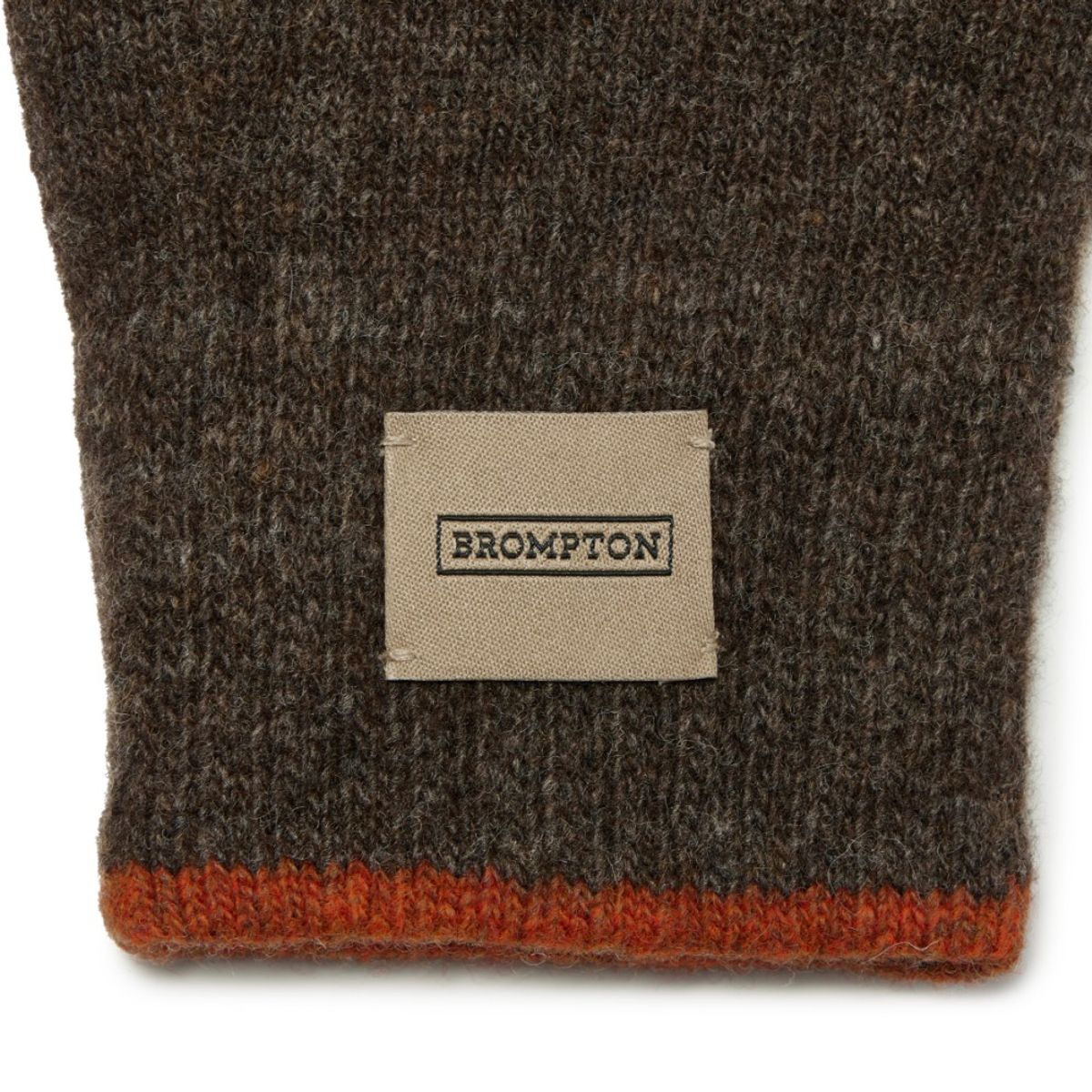 브롬톤 런던(BROMPTON LONDON) LABEL POINT WOOL GLOVE - D/BROWN (P244AGL210)
