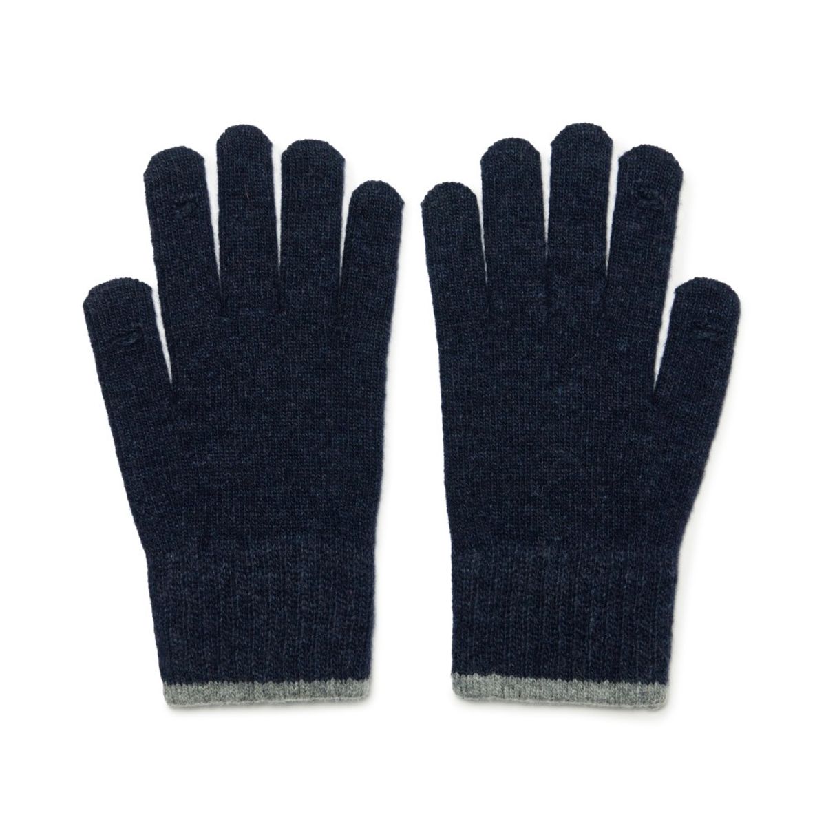 브롬톤 런던(BROMPTON LONDON) LABEL POINT WOOL GLOVE - D/NAVY (P244AGL210)