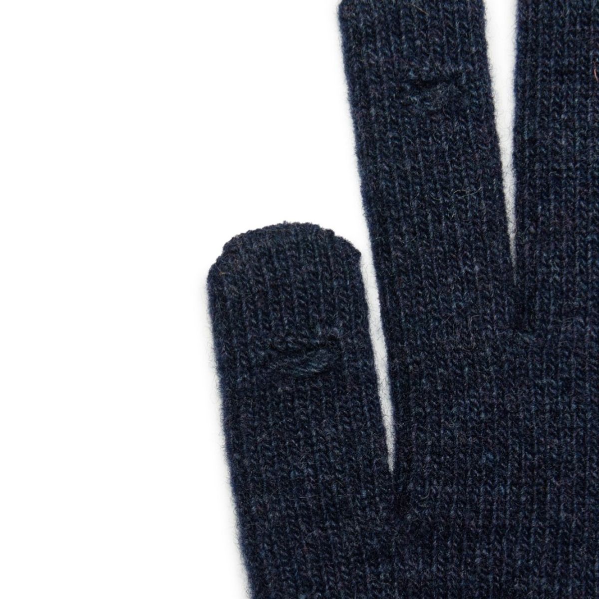브롬톤 런던(BROMPTON LONDON) LABEL POINT WOOL GLOVE - D/NAVY (P244AGL210)