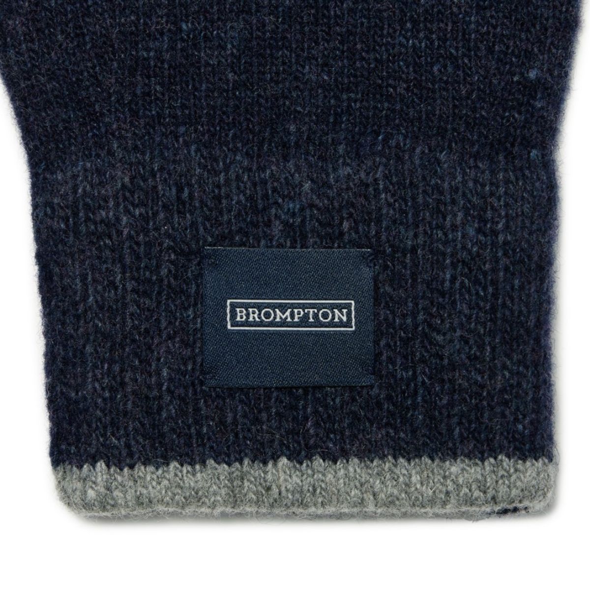 브롬톤 런던(BROMPTON LONDON) LABEL POINT WOOL GLOVE - D/NAVY (P244AGL210)