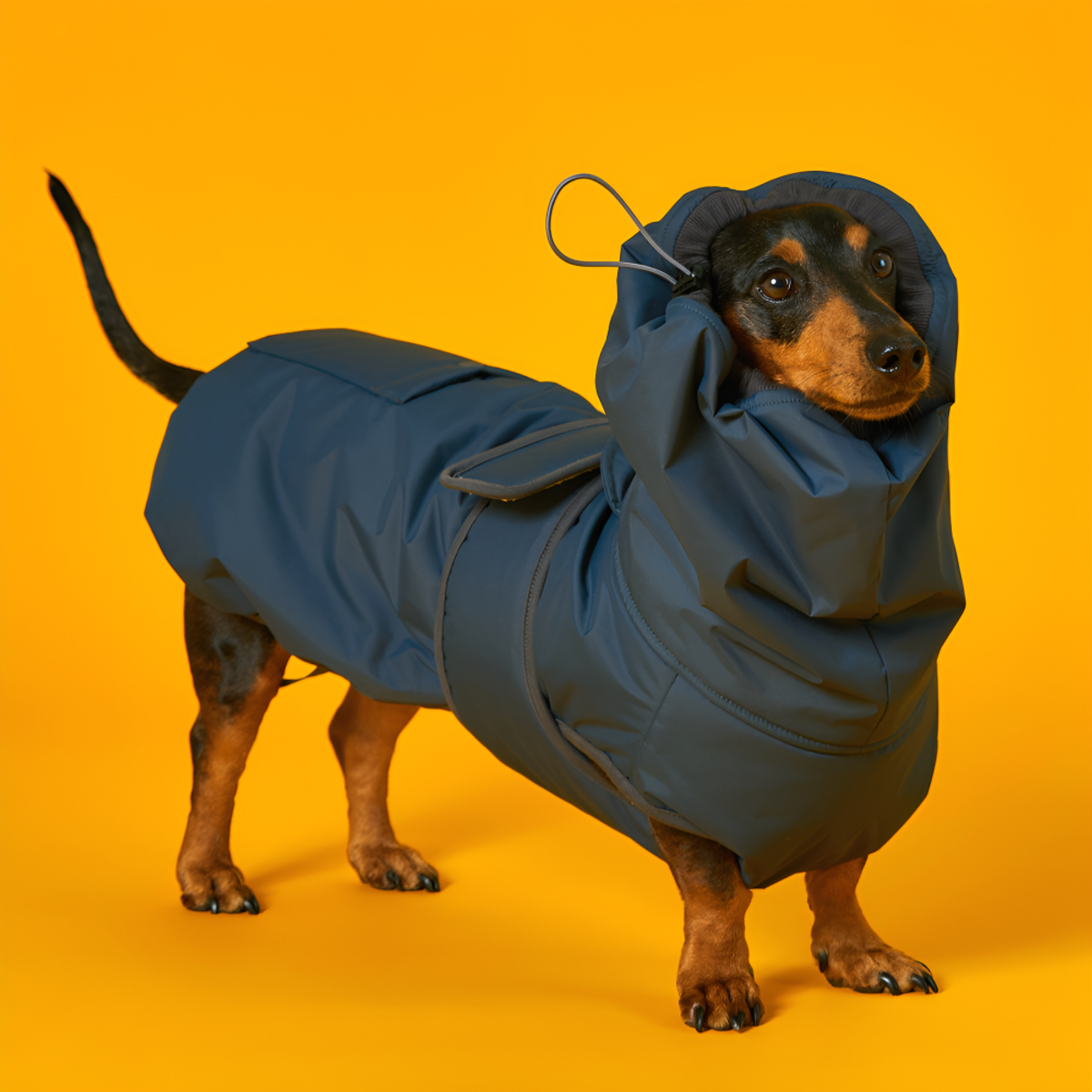 엔젤도그(ANGEL DOG) 개따뜨텍 강아지 패딩 Dark Grey