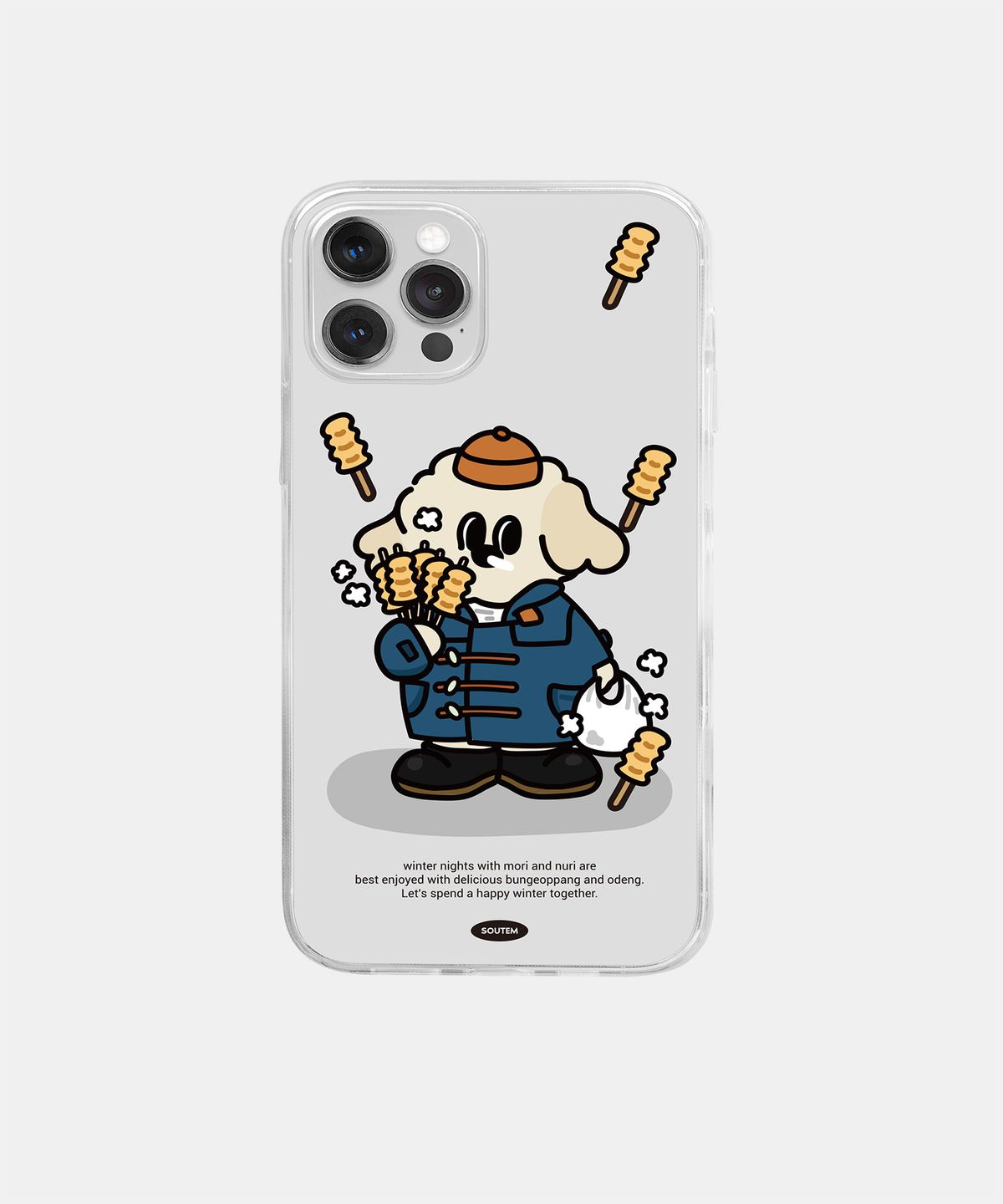 소유템(SOUTEM) Winter Mori Nuri Phone Case_Clear